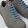 Men CamperLab Casual Shoes | Gray Nubuck Sneakers For Men