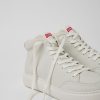 Women CamperLab Sneakers | White Non-Dyed Leather Sneakers For Women