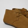 Women CamperLab Ankle Boots | Brown Nubuck Shoes For Women