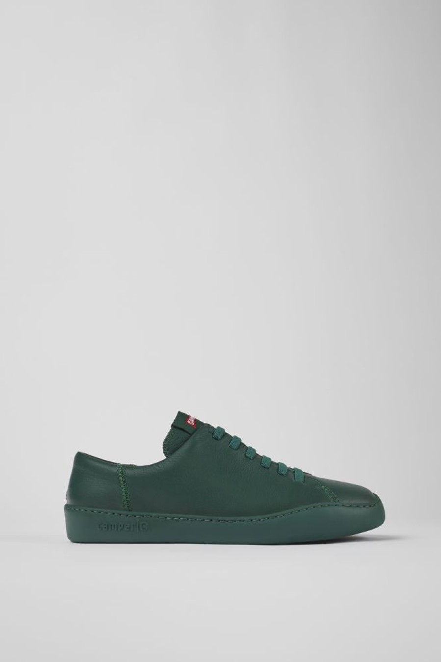 Men CamperLab Casual Shoes | Green Leather Sneakers For Men