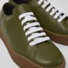 Women CamperLab Sneakers | Green Leather Sneaker For Women