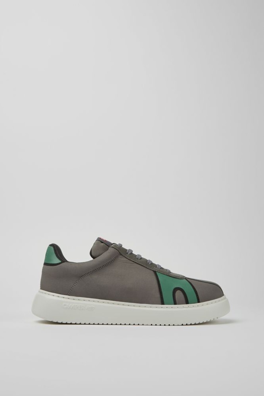 Men CamperLab Sneakers | Gray And Green Sneakers For Men