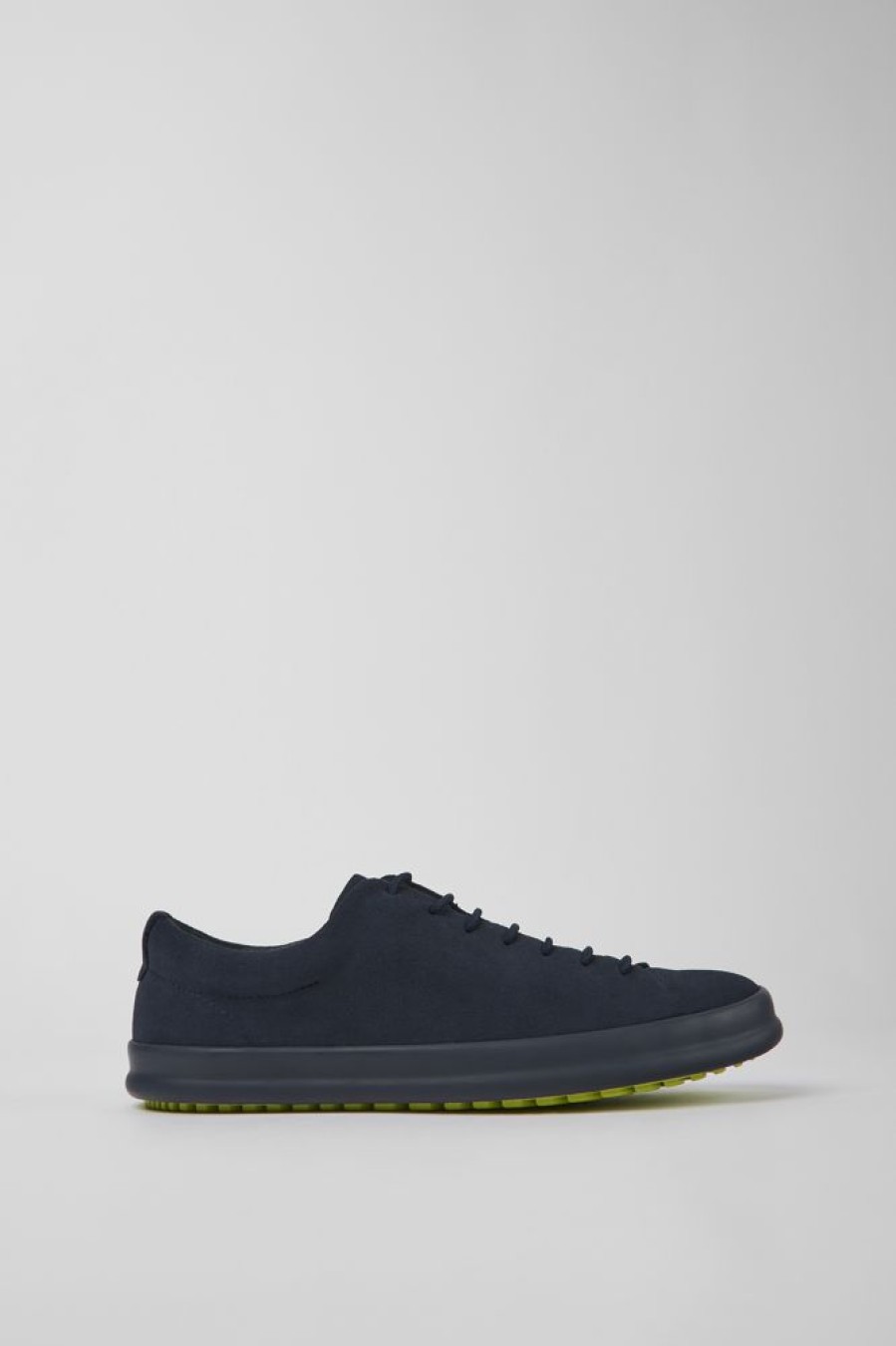 Men CamperLab Casual Shoes | Blue Nubuck Shoes For Men