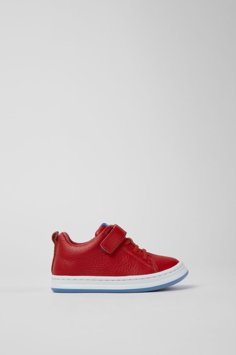 Kids CamperLab Sneakers | Red Leather Sneakers For Kids