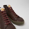 Women CamperLab Ankle Boots | Dark Brown Women'S Sneakers