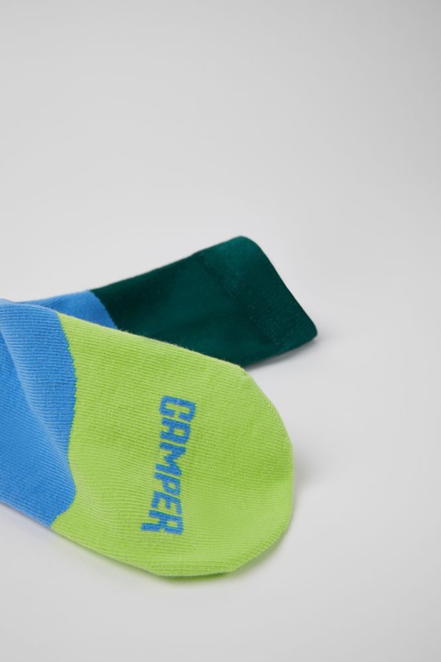 Men CamperLab Socks | Two Pair Pack Of Long Multicolored Socks