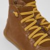 Kids CamperLab Boots | Brown Leather And Nubuck Boots