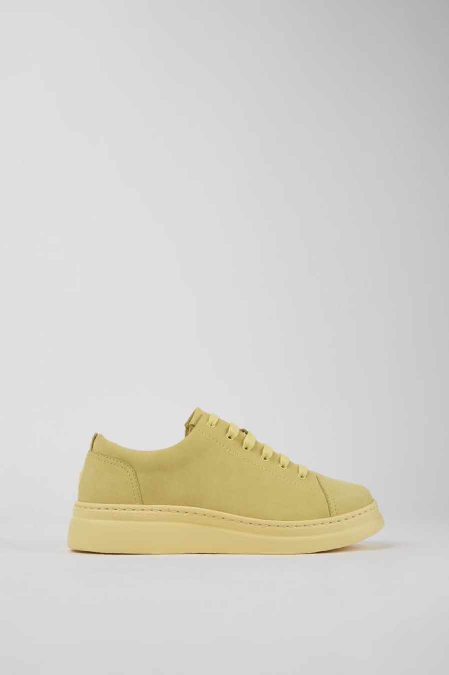 Women CamperLab Sneakers | Yellow Nubuck Sneakers For Women