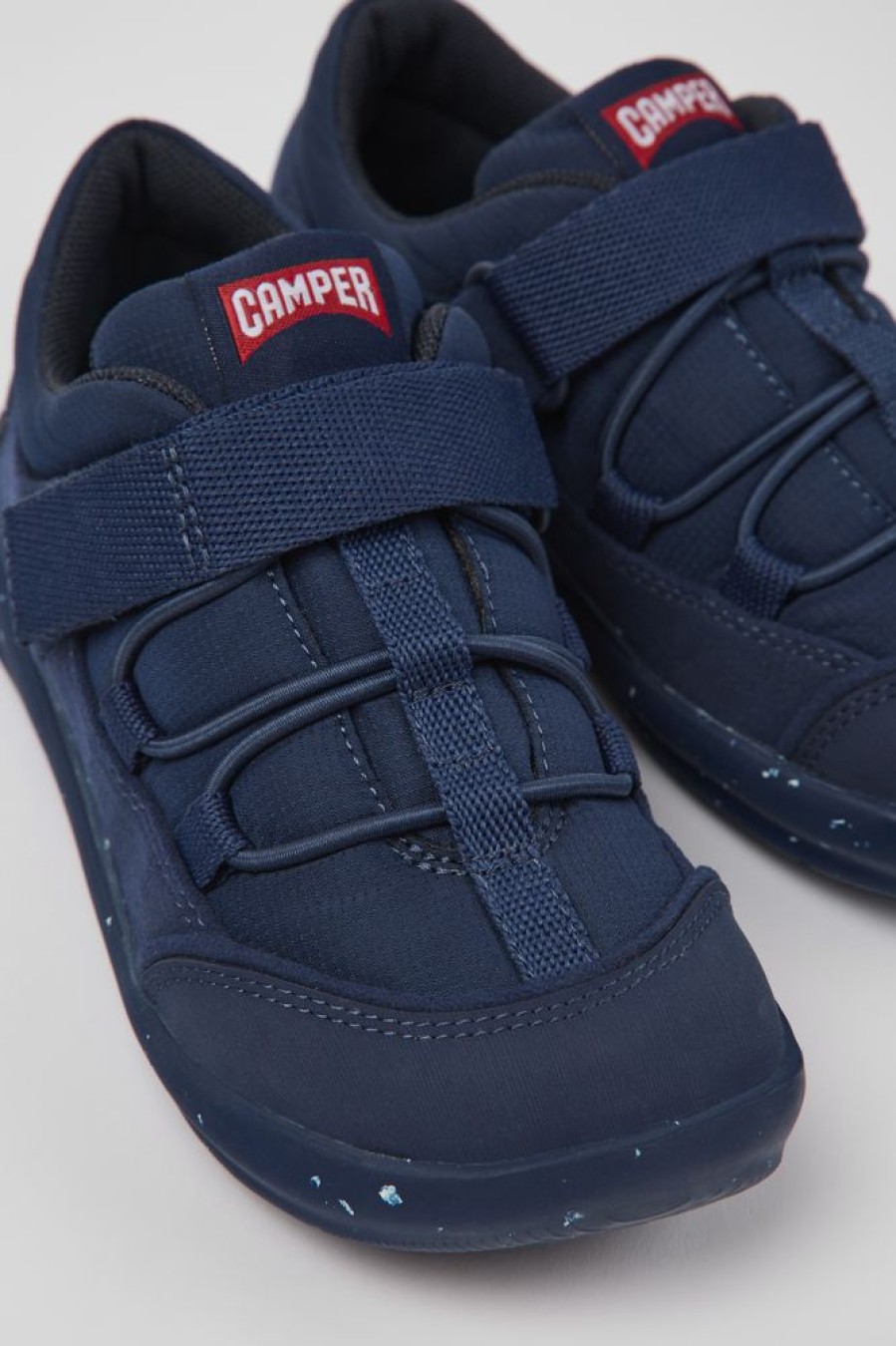 Kids CamperLab Sneakers | Dark Blue Textile Shoes For Kids