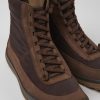 Men CamperLab Casual Shoes | Brown Boots For Men