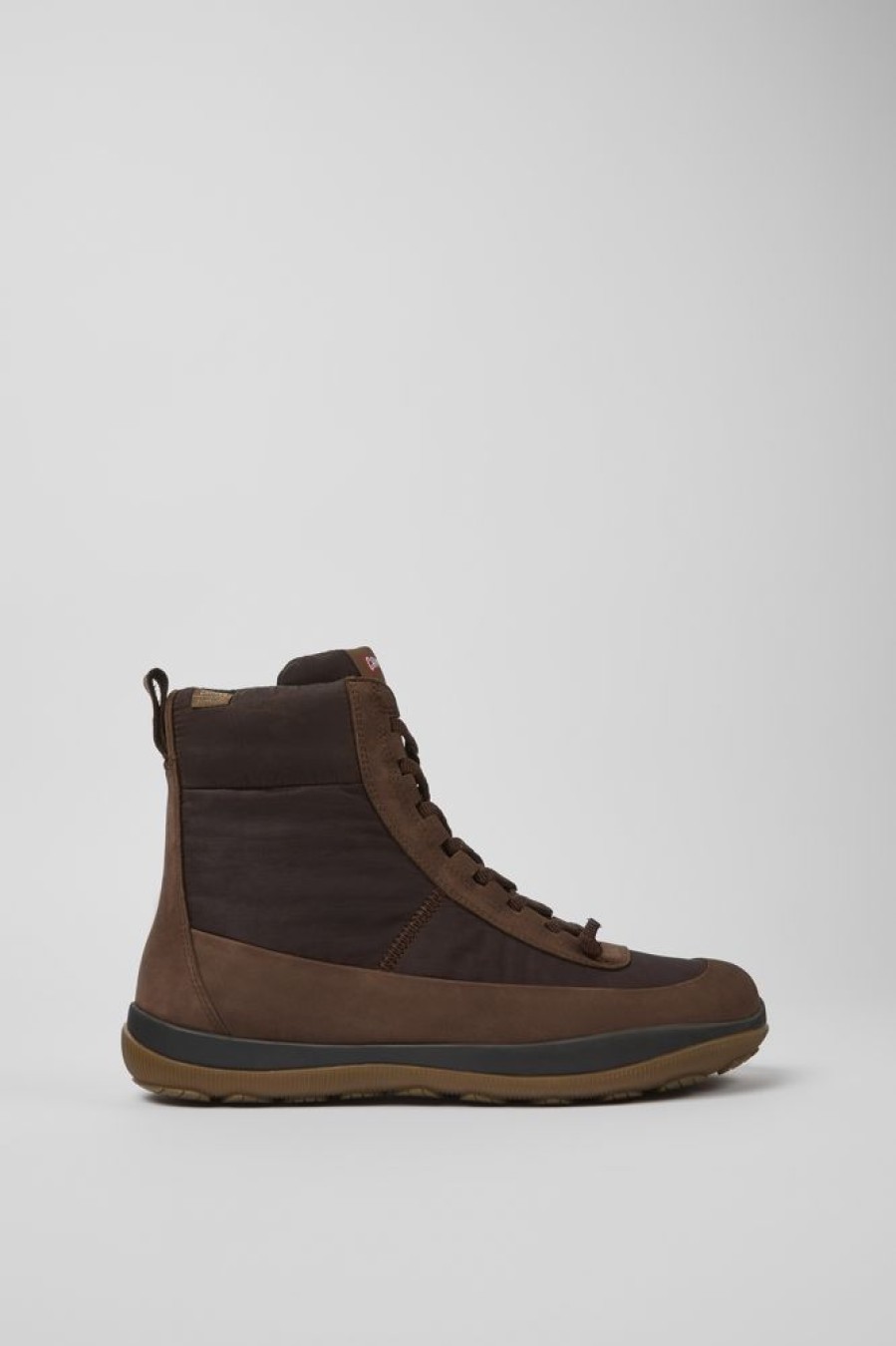 Men CamperLab Casual Shoes | Brown Boots For Men