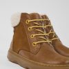 Kids CamperLab Boots | Brown Leather Boots