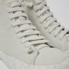 Men CamperLab Sneakers | White Non-Dyed Leather Ankle Boots For Men