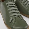 Women CamperLab Casual Shoes | Green Leather Shoes For Women