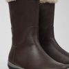 Women CamperLab Boots | Brown Leather Boots For Women