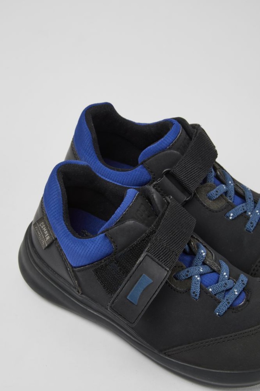 Kids CamperLab Sneakers | Black Textile Sneakers