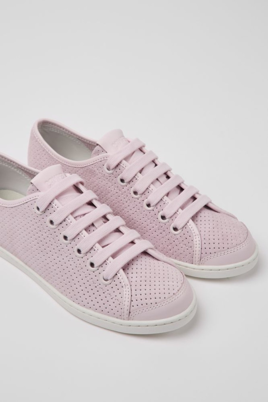 Women CamperLab Sneakers | Pink Nubuck And Leather Sneakers For Women