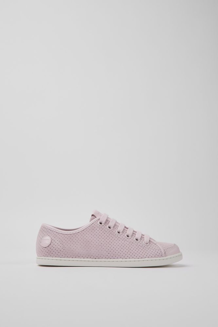 Women CamperLab Sneakers | Pink Nubuck And Leather Sneakers For Women