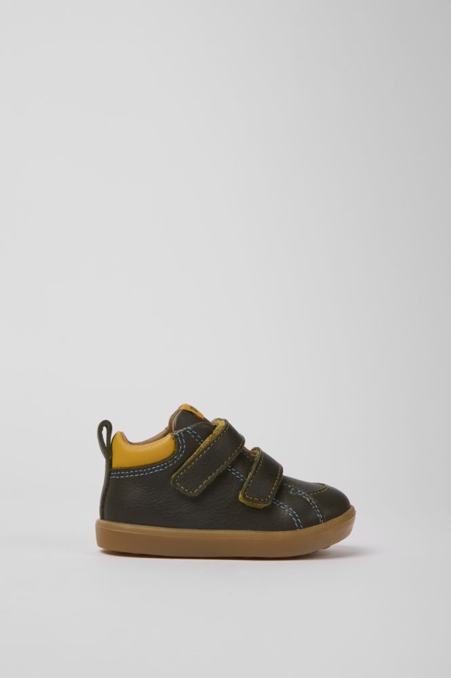 Kids CamperLab Sneakers | Green Leather Sneakers