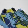 Men CamperLab Sneakers | Multicolored Leather And Textile Sneakers For Men