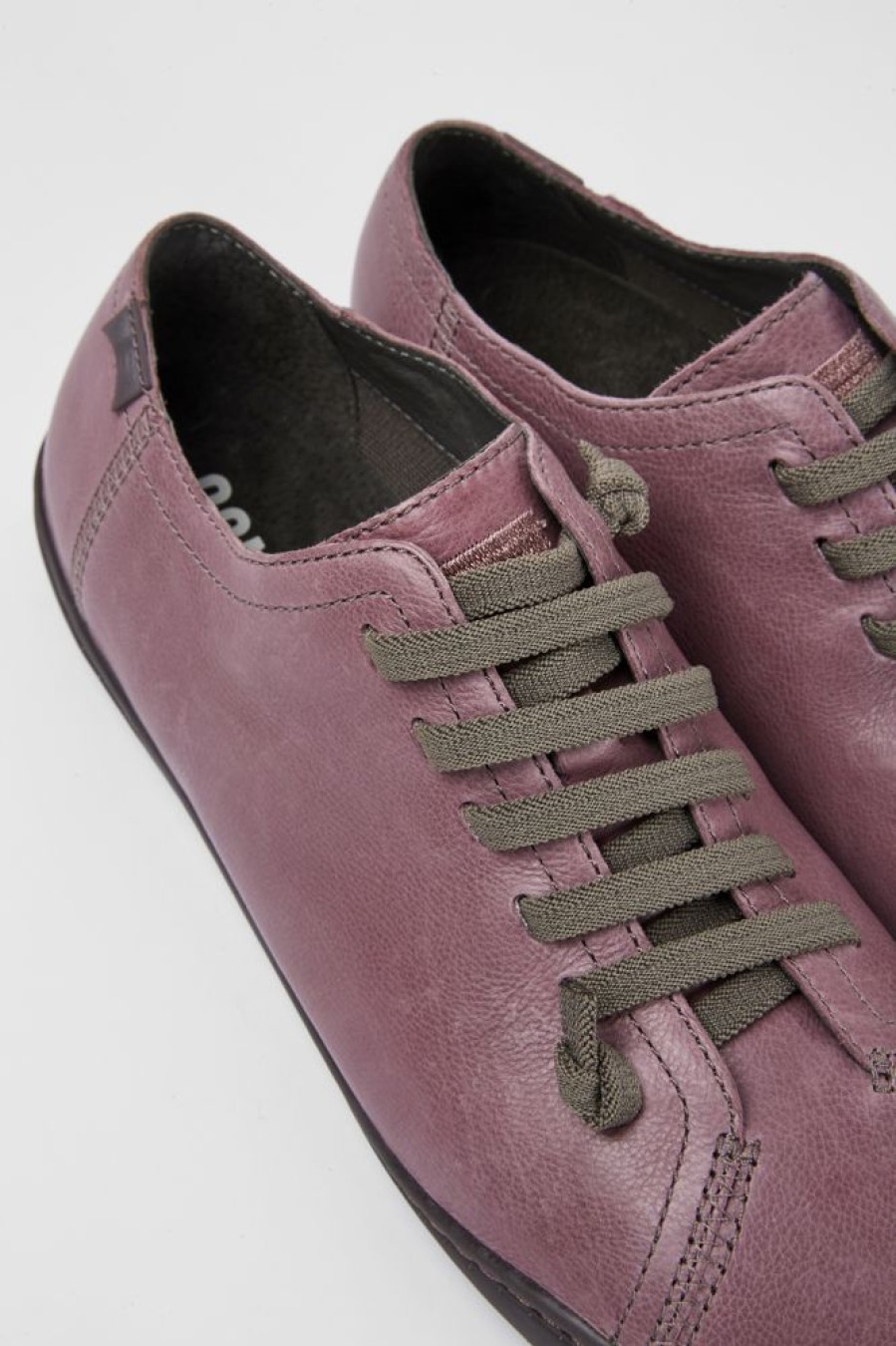 Women CamperLab Casual Shoes | Purple Leather Shoes For Women