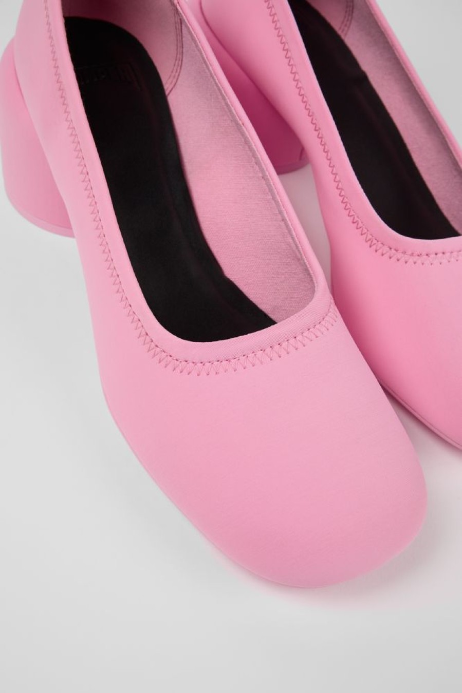 Women CamperLab Formal Shoes | Pink Textile Ballerina For Women