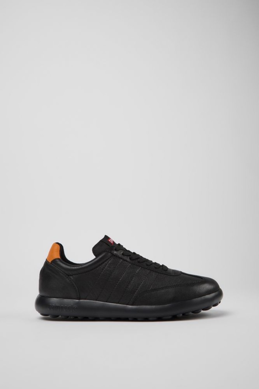 Men CamperLab Sneakers | Black And Orange Sneakers For Men