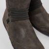 Women CamperLab Ankle Boots | Gray Leather Ankle Boots For Women