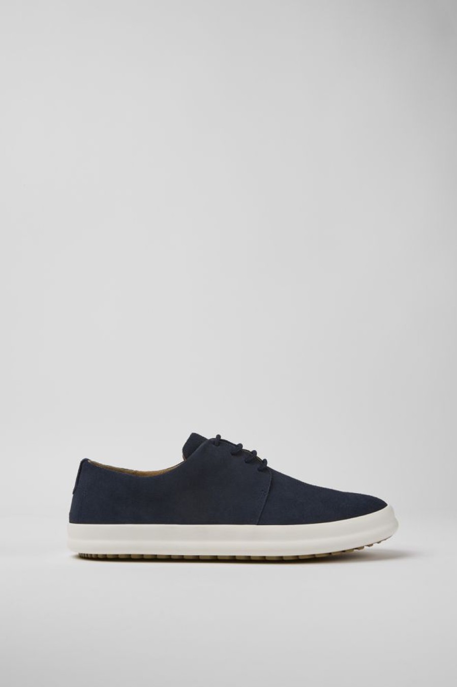 Men CamperLab Sneakers | Blue Nubuck Shoes For Men