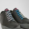 Men CamperLab Casual Shoes | Gray Leather Sneakers For Men