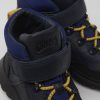 Kids CamperLab Sneakers | Blue Leather And Textile Ankle Boots