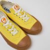 Women CamperLab Sneakers | Yellow Recycled Cotton Sneakers For Women