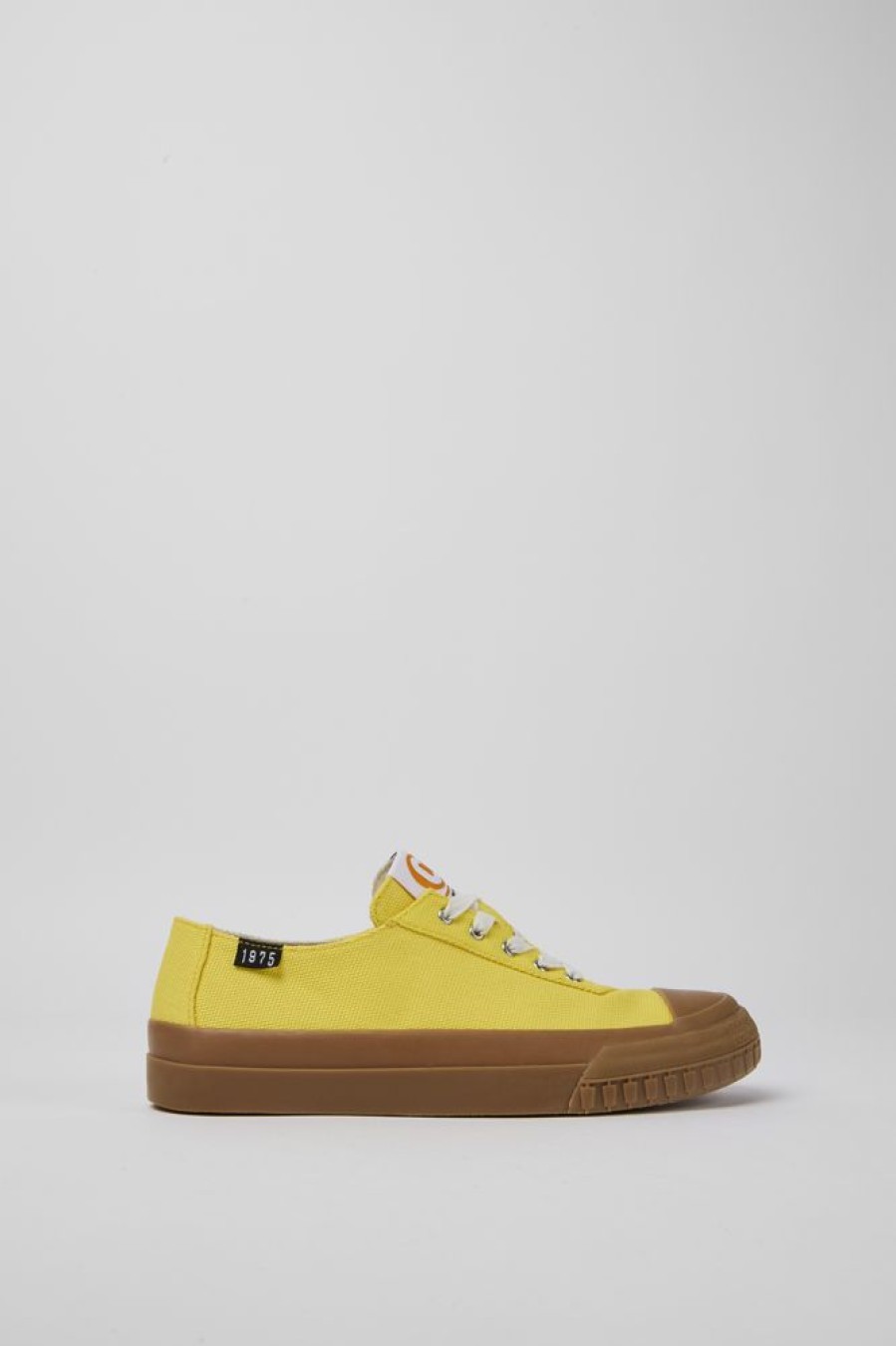 Women CamperLab Sneakers | Yellow Recycled Cotton Sneakers For Women