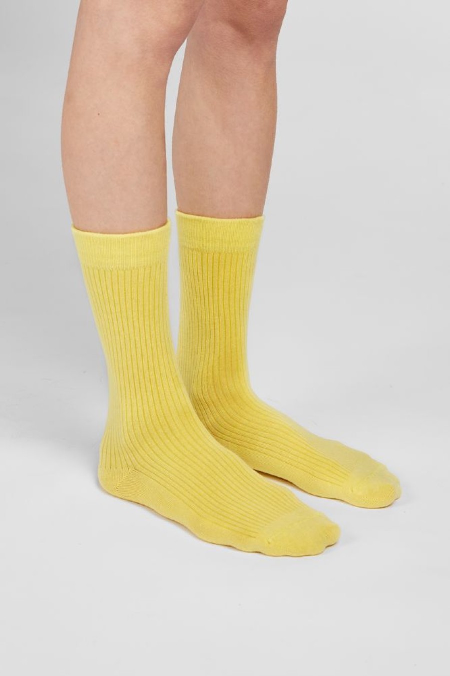 Women CamperLab Socks | Yellow Socks With Pyratex®