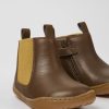 Kids CamperLab Boots | Brown Leather Boots For Kids