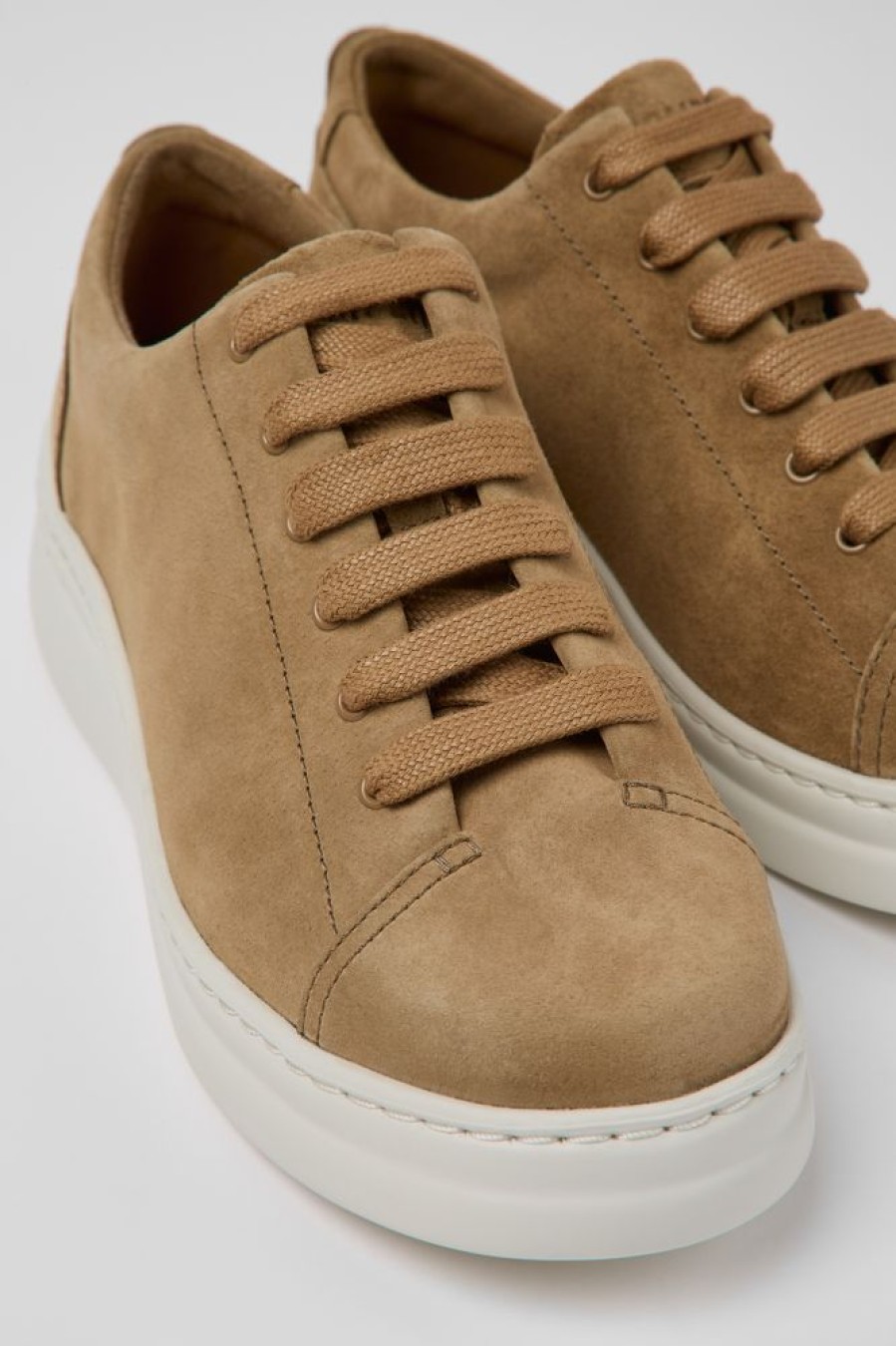 Women CamperLab Sneakers | Brown Nubuck Sneaker For Women