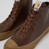 Men CamperLab Sneakers | Brown Leather Boots For Men