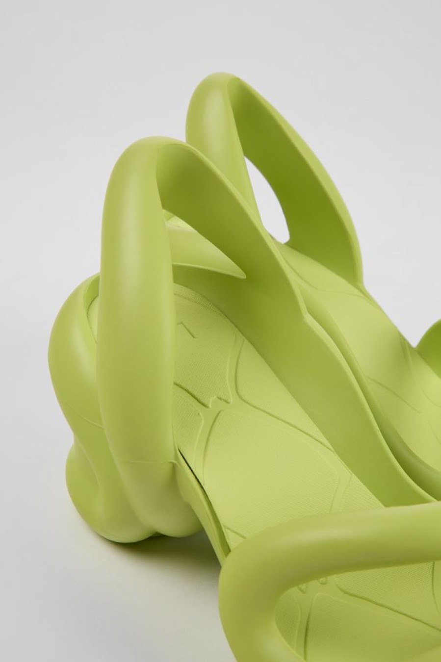 Women CamperLab Heels | Lime Unisex Sandals