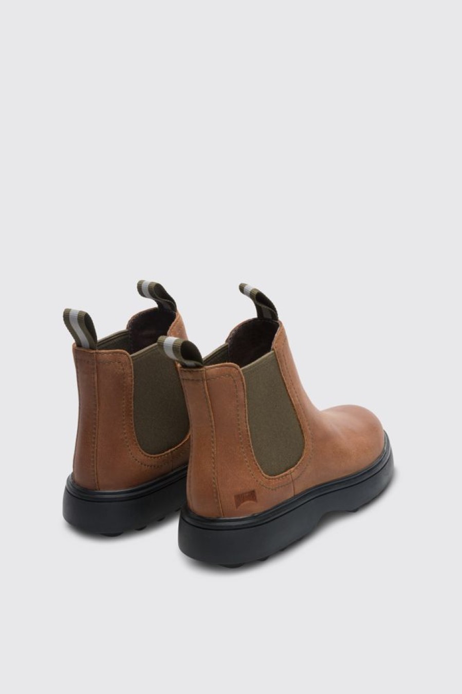 Kids CamperLab Boots | Brown Ankle Boot For Boys