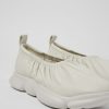 Men CamperLab Casual Shoes | White Leather Ballerinas For Men