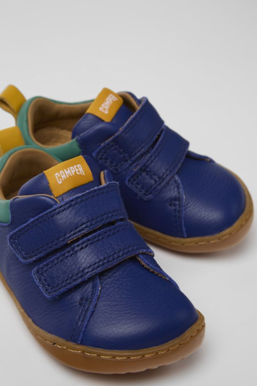 Kids CamperLab Sneakers | Blue Leather Shoes