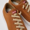 Women CamperLab Sneakers | Brown Textile Sneakers For Women