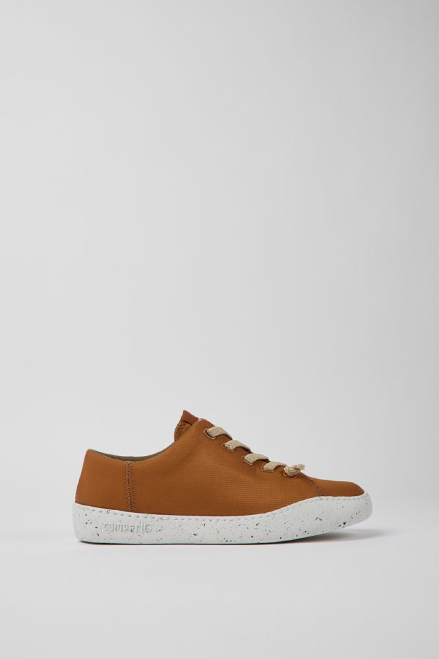 Women CamperLab Sneakers | Brown Textile Sneakers For Women