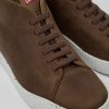 Men CamperLab Sneakers | Brown Leather Sneakers For Men