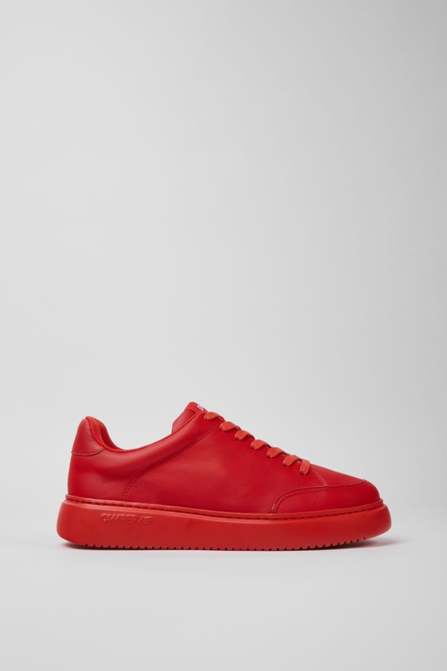 Men CamperLab Sneakers | Red Leather Sneakers For Men