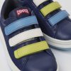 Kids CamperLab Sneakers | Blue Leather Sneakers For Kids