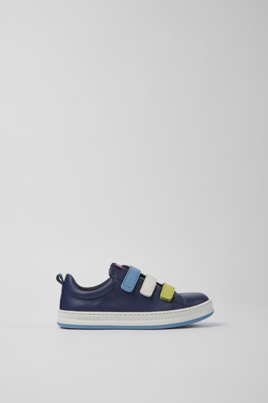 Kids CamperLab Sneakers | Blue Leather Sneakers For Kids