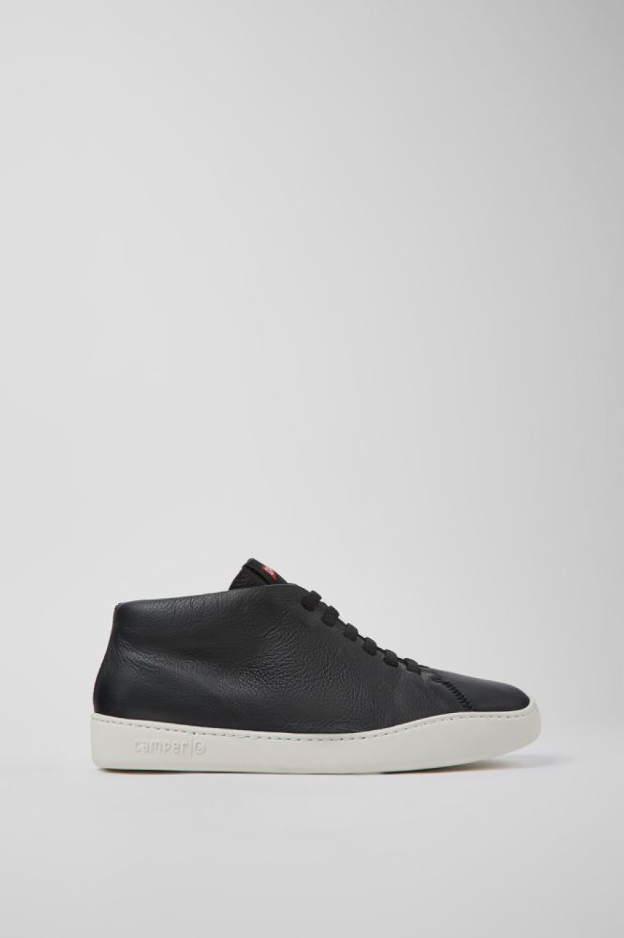 Men CamperLab Casual Shoes | Black Leather Sneakers For Men