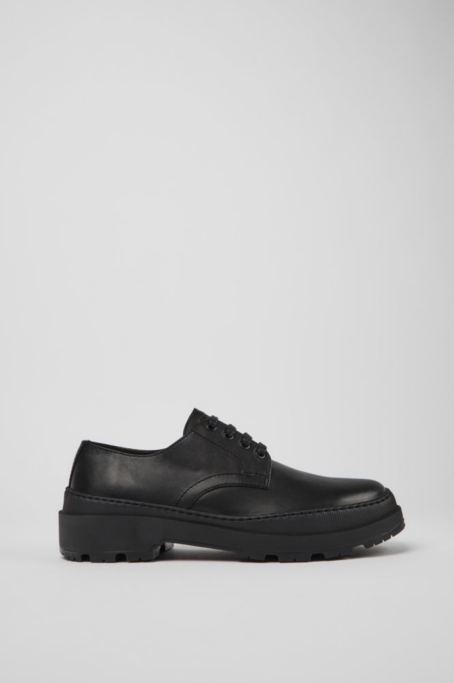 Men CamperLab Formal Shoes | Black Leather Shoes For Men