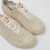 Women CamperLab Sneakers | Beige Recycled Hemp And Cotton Sneakers For Women